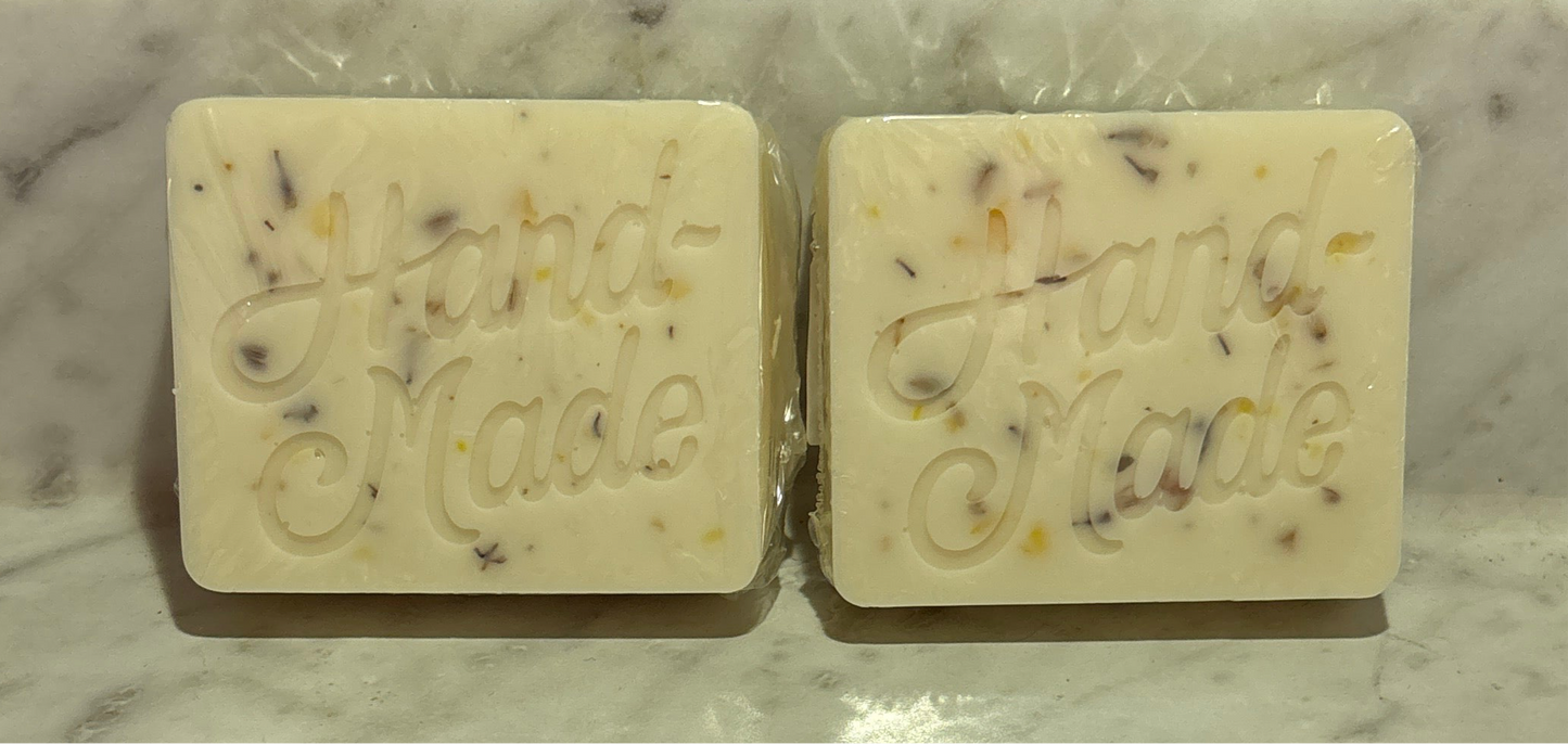 Black Ice Scented with lavender buds (Masculine) Triple Butter Shea Cocoa & Mango Moisturizing Soap