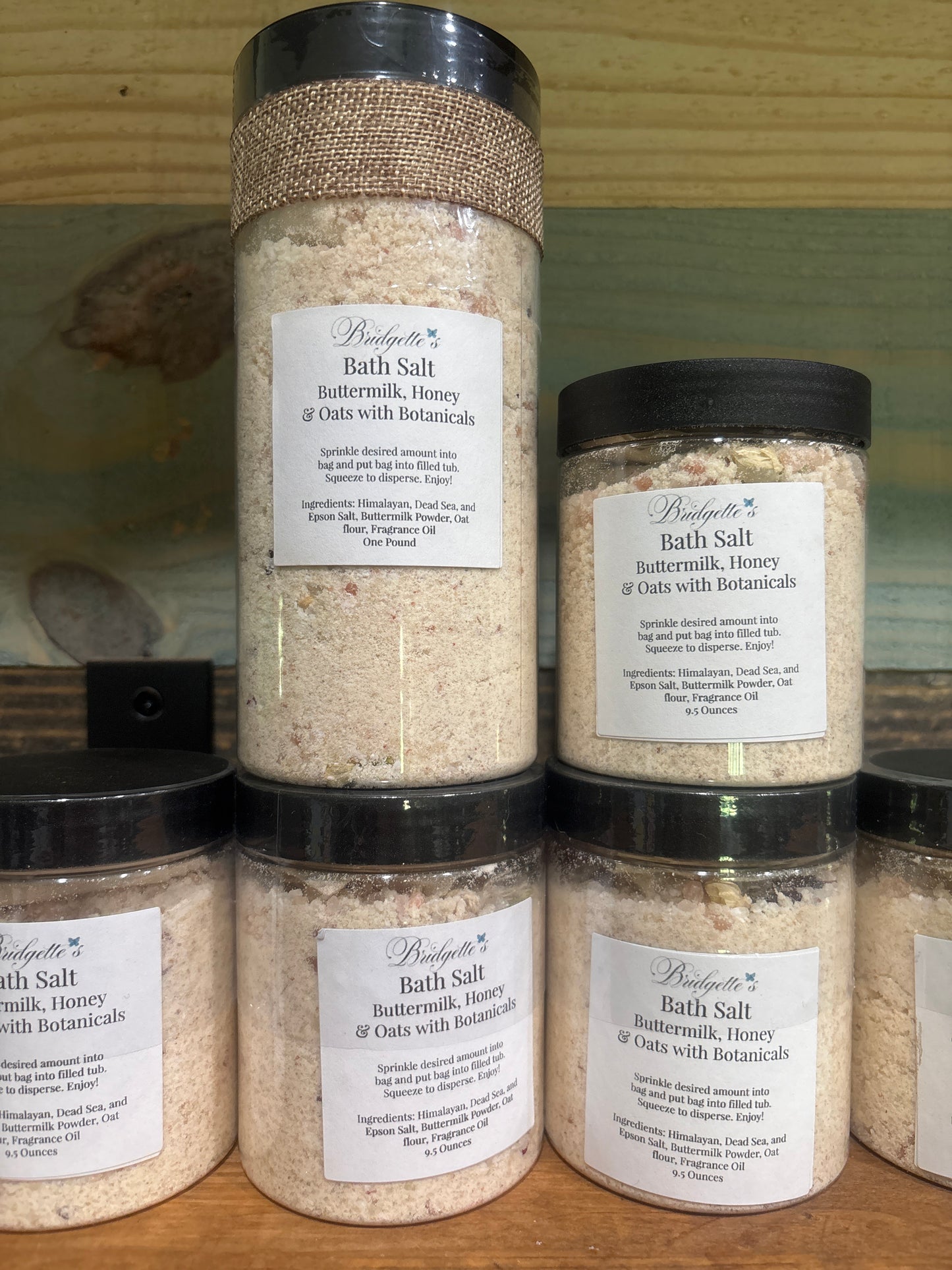 Bath Salts: Buttermilk, Honey & Oats with Botanicals