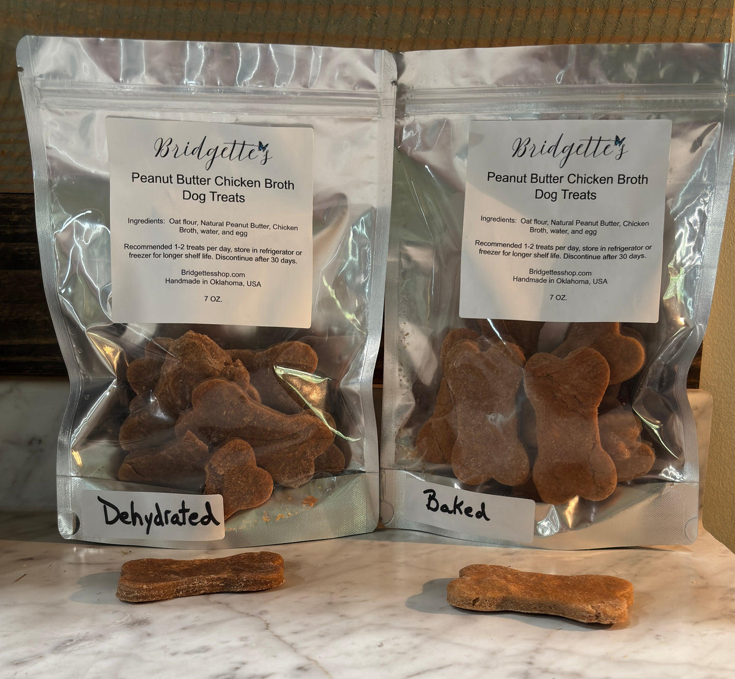 Peanut Butter Chicken Dog Biscuits Treats