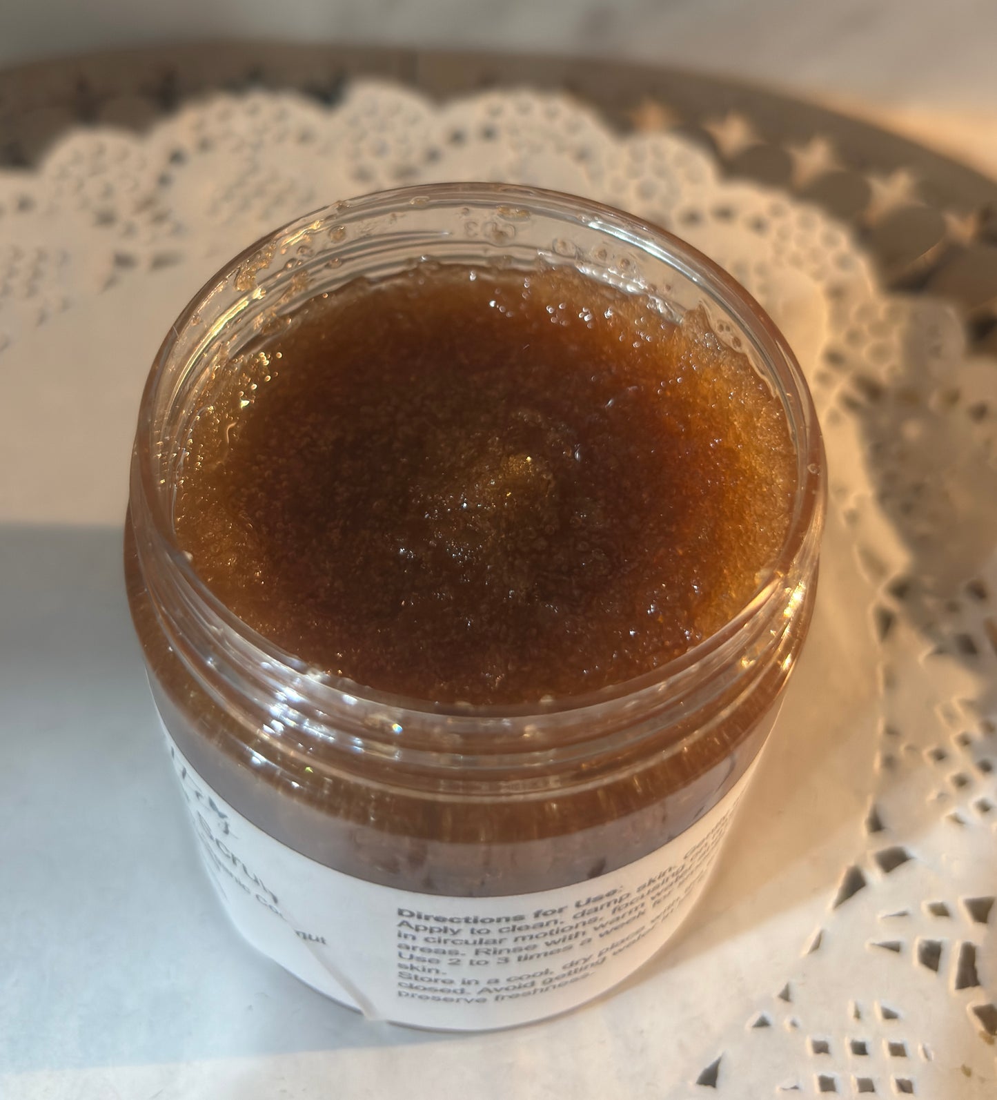 Moisturizing Brown Sugar Body Scrub- 5 ounces with a touch of Vanilla