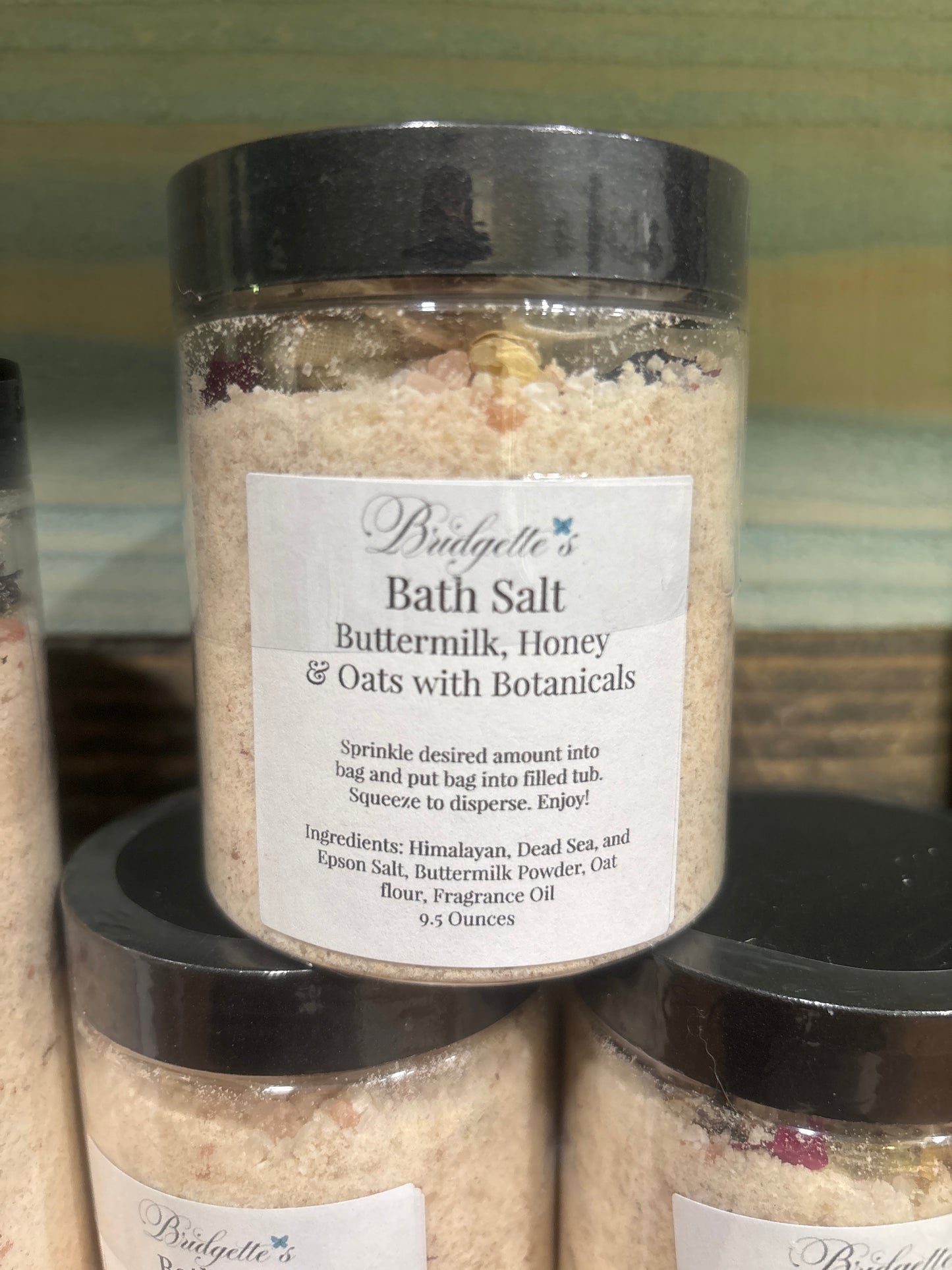 Bath Salts: Buttermilk, Honey & Oats with Botanicals