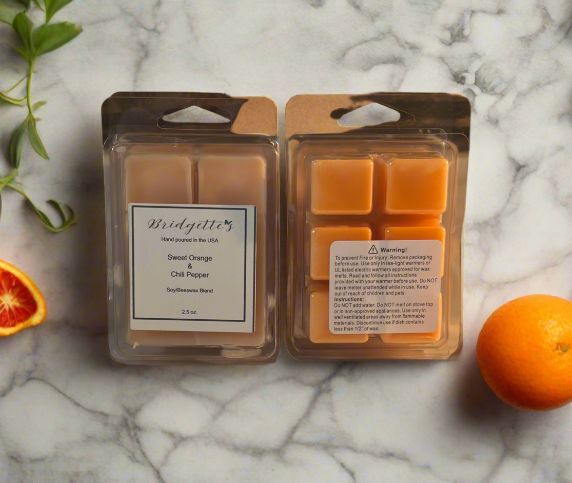 Wax Tart Melts: Sweet Orange Chili Pepper