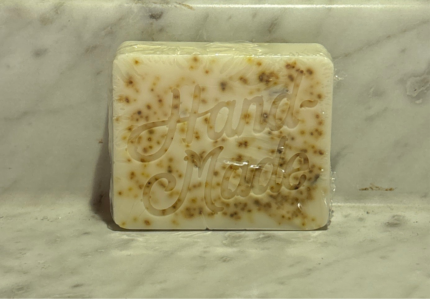 Vanilla Scented Triple Butter Shea Cocoa & Mango Moisturizing Soap-with Gentle Exfoliating Orange Peel
