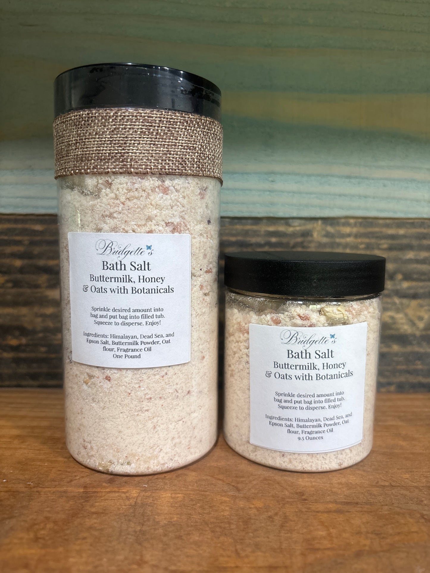 Bath Salts: Buttermilk, Honey & Oats with Botanicals