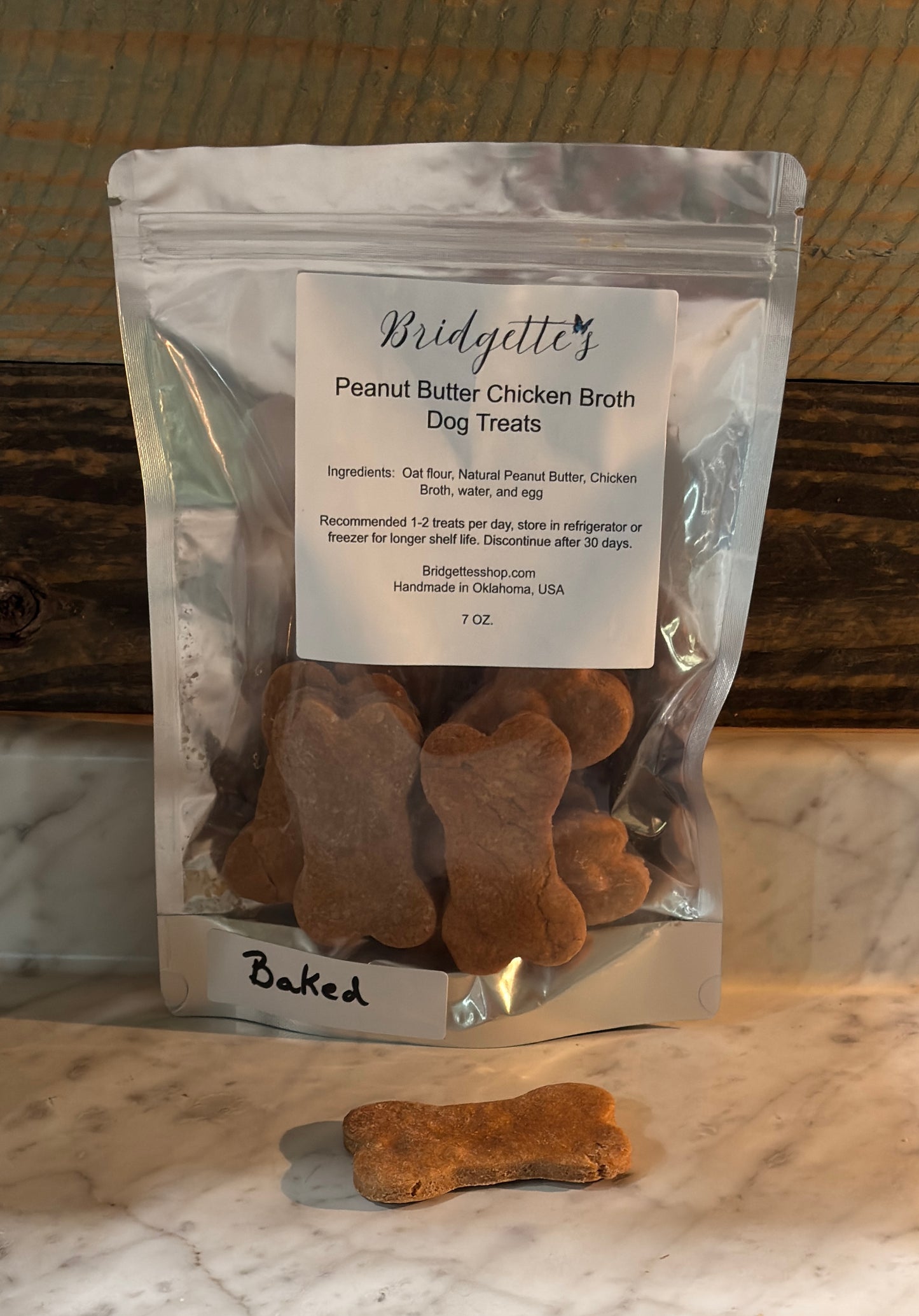 Peanut Butter Chicken Dog Biscuits Treats