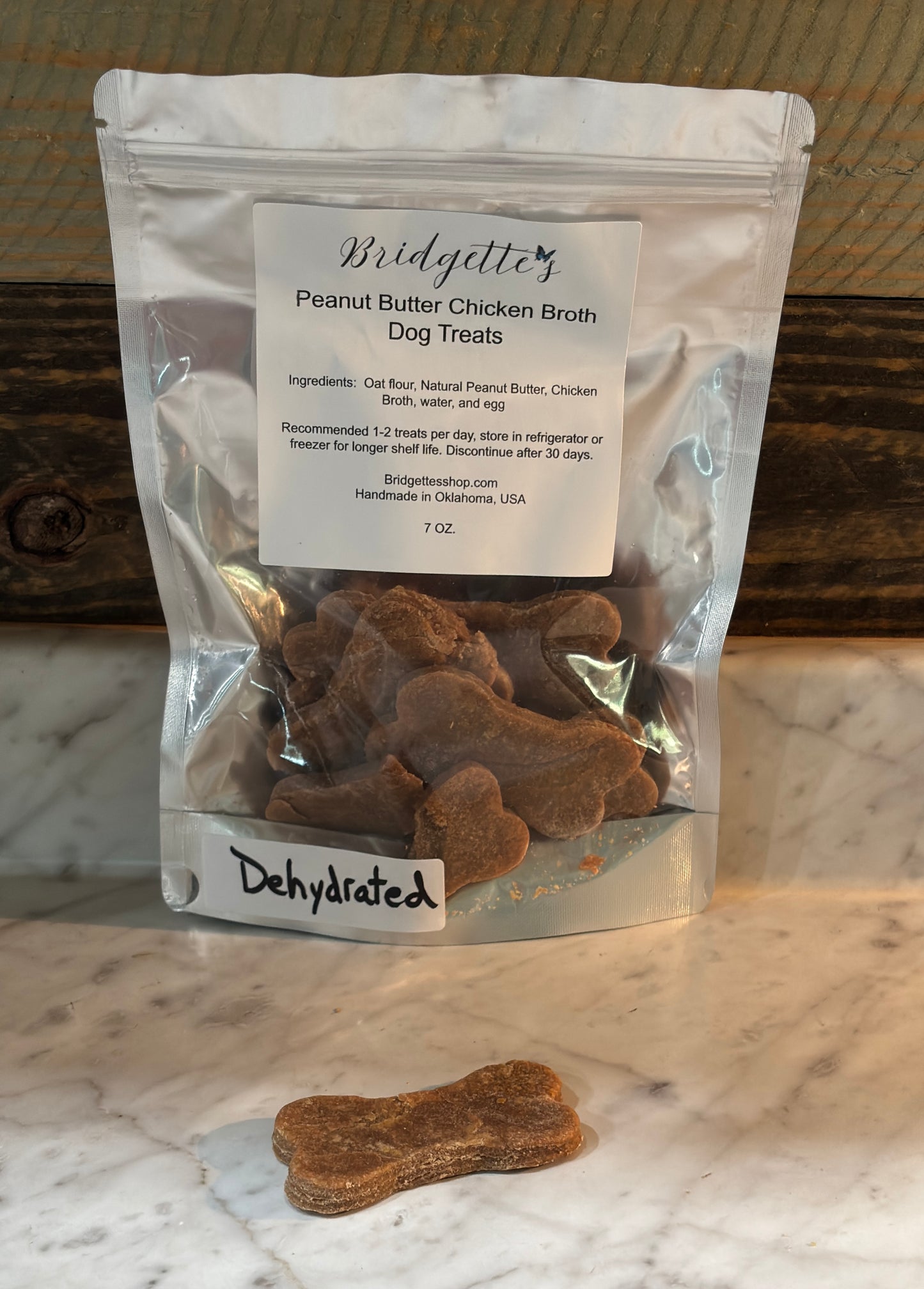 Peanut Butter Chicken Dog Biscuits Treats