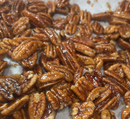 *Sugar Free*  Traditional Candied Pecans Made with Sugar Free Brown Sugar Diabetic Keto