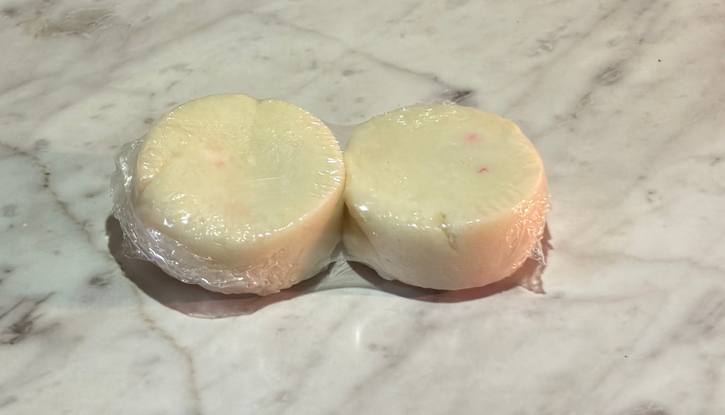 Sugar Scrub Bars 6 Pack Peppermint Scented with Shea Butter and Crushed Peppermint Candy
