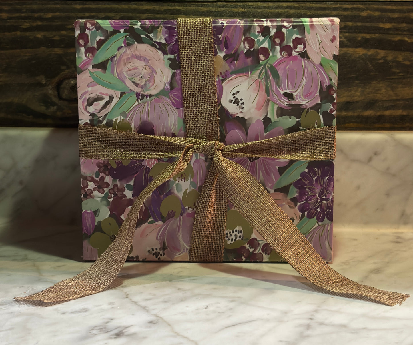 The Ultimate Gift Set-Purple Pamper Flower Box