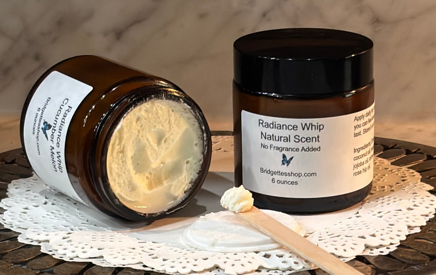 Whipped Shea Mango Body Butter 6 ounce Cucumber Melon or Natural Scented