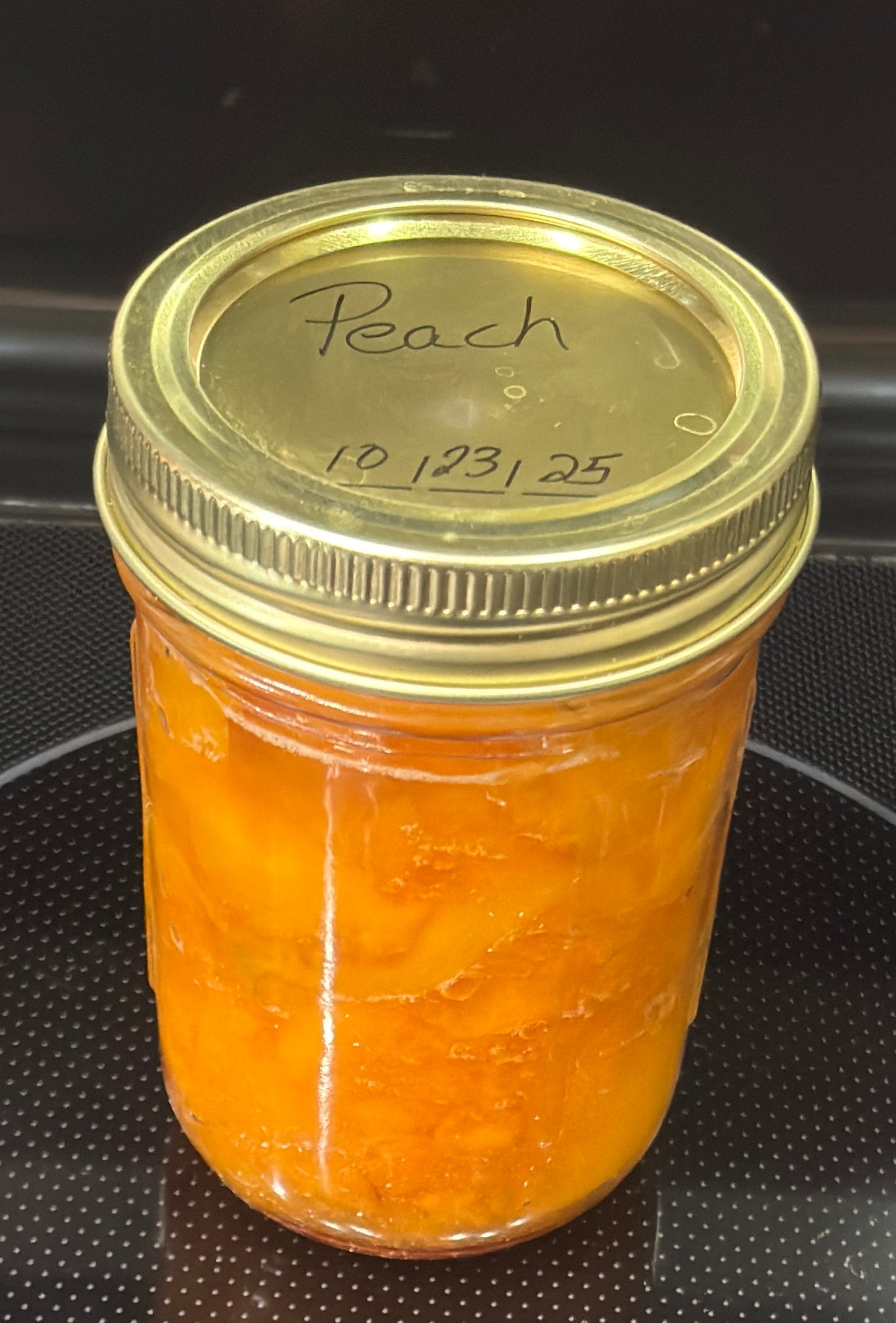 Peach Jam Homemade and Chunky