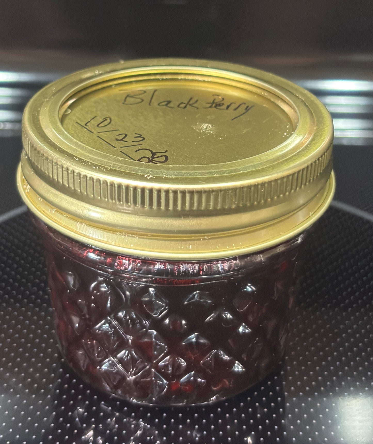 Blackberry Jam Homemade and Chunky