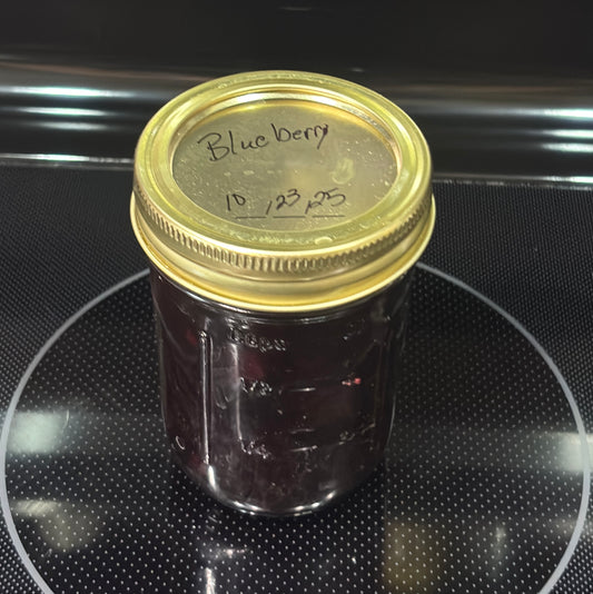 Blueberry Jam Homemade and Chunky