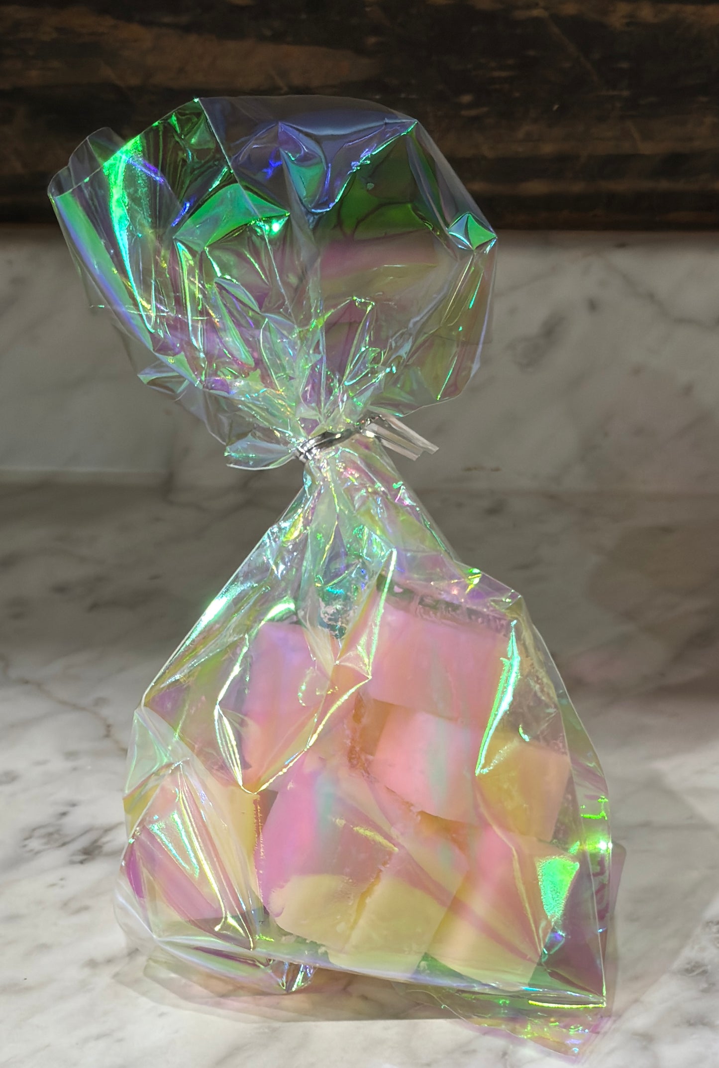 Marshmallow Cream Wax Chunk Tarts (9-12 chunks) Max Scented 4.5 oz bag weight