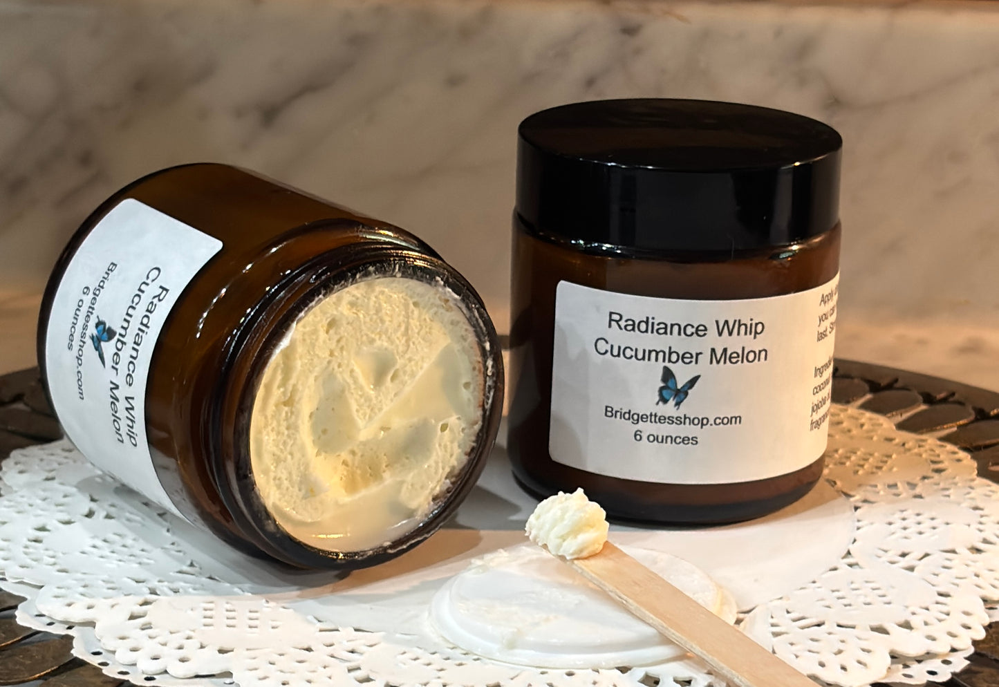 Whipped Shea Mango Body Butter 6 ounce Cucumber Melon or Natural Scented