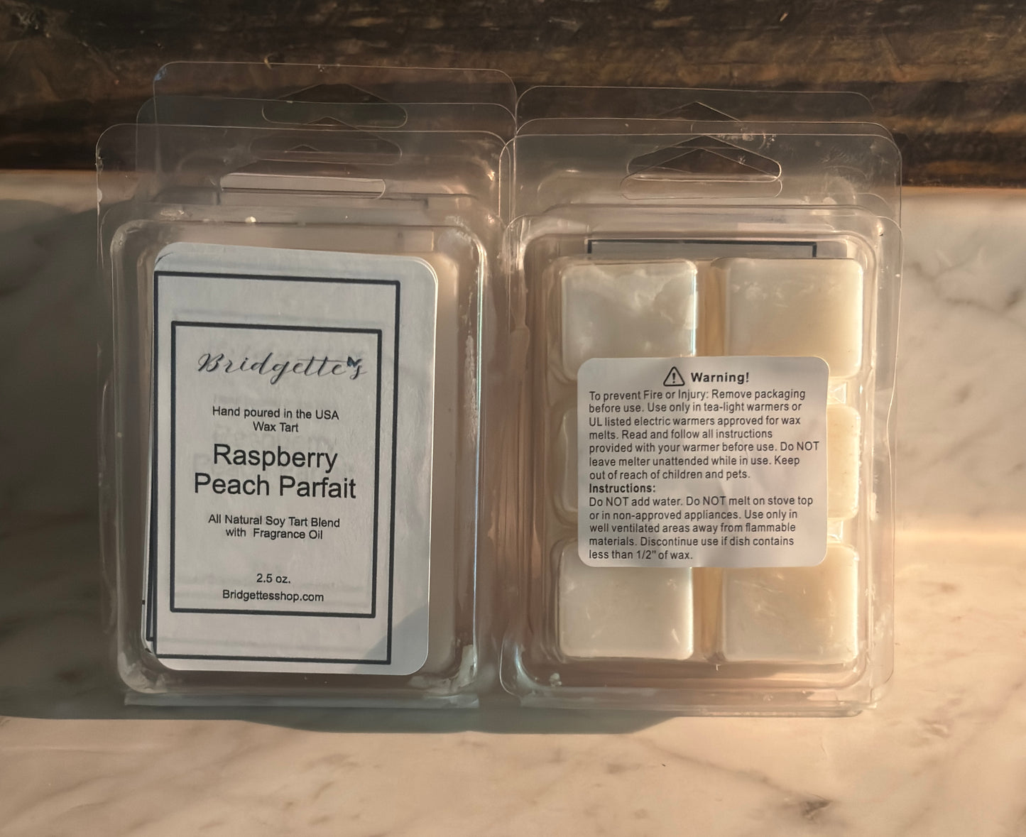 Wax Tart Melts: Raspberry Peach Parfait