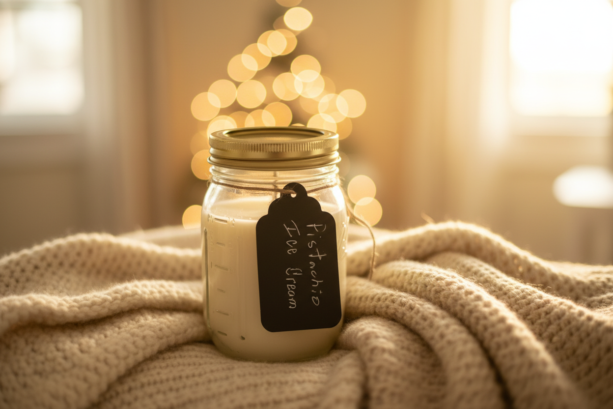 Pistachio Ice Cream Soy Wax Candle 16 oz