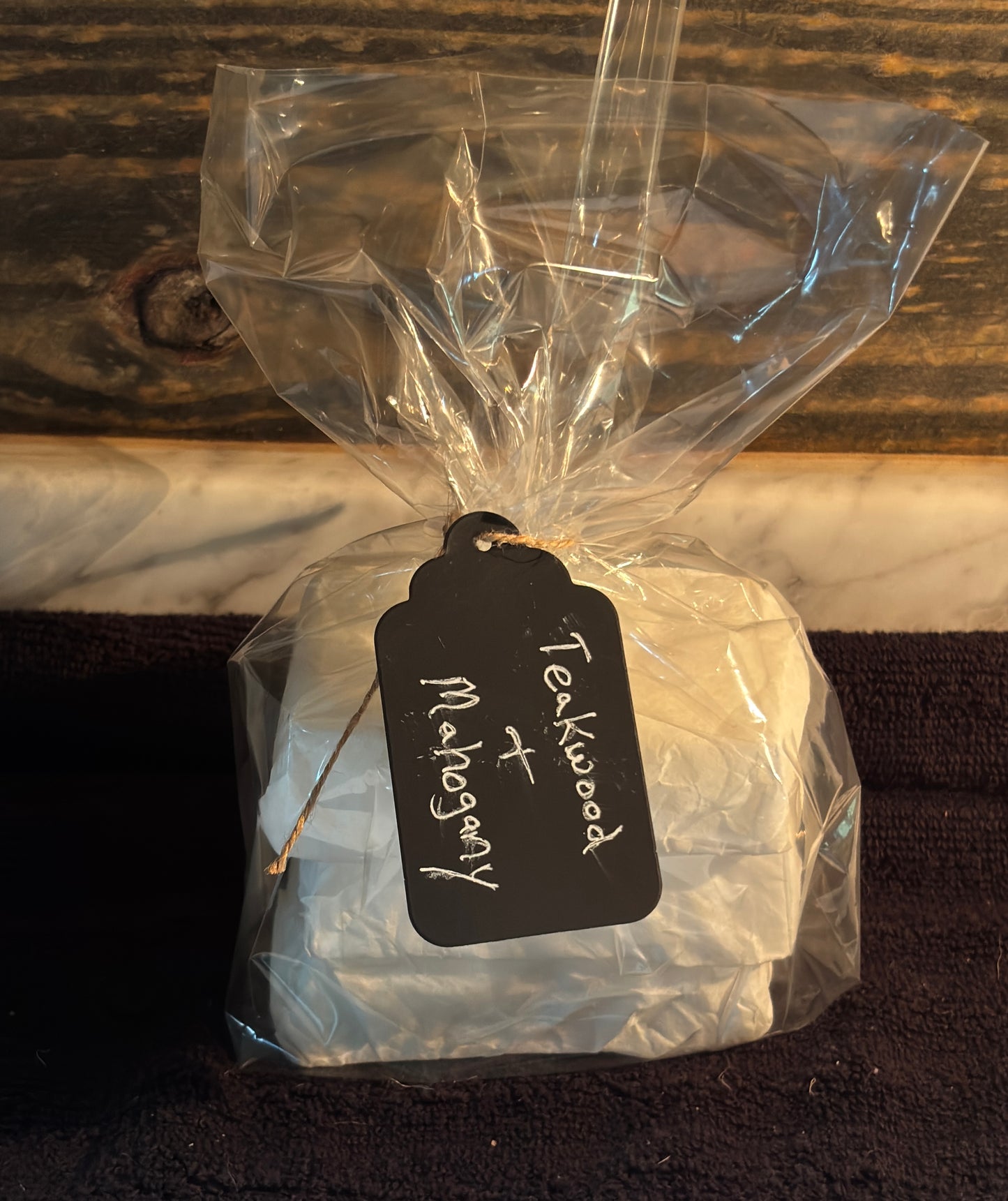 Teakwood and Mahogany Soap