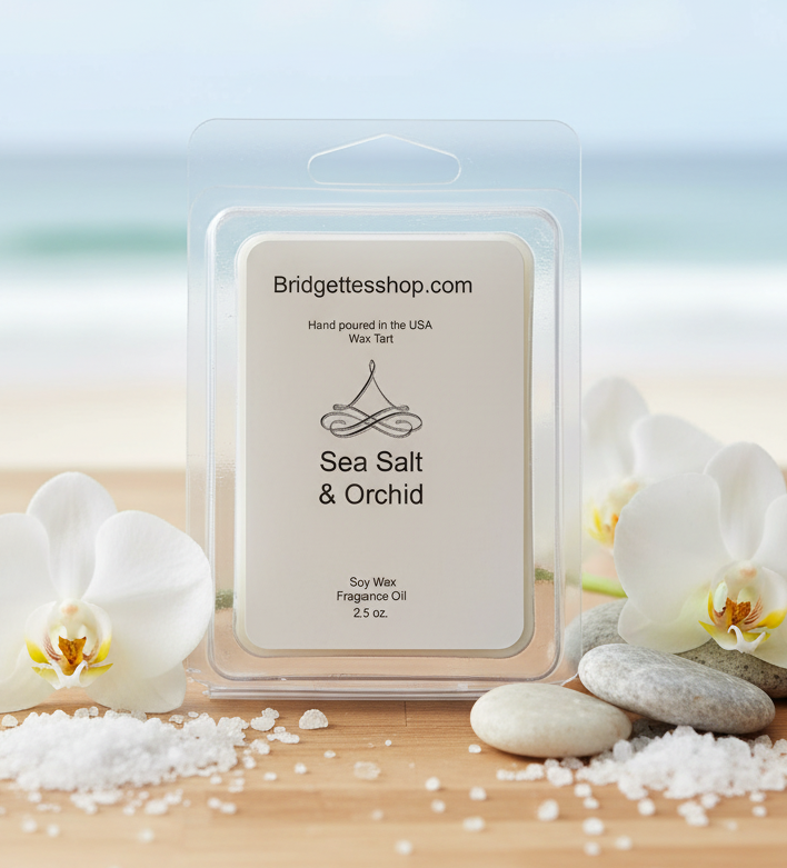 Sea Salt & Orchid Soy Wax Melt Tart