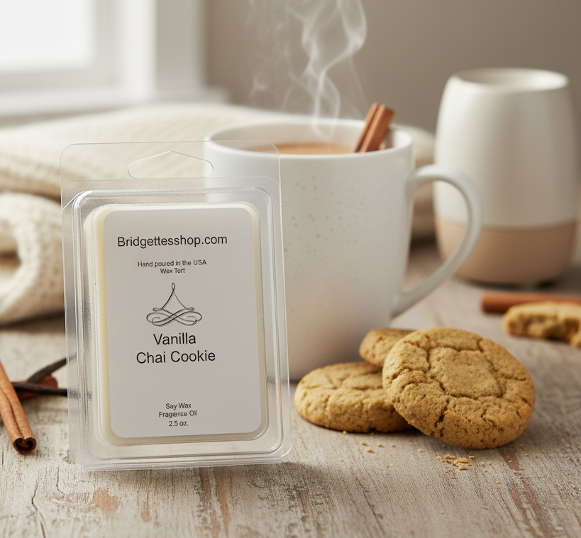 Vanilla Chai Cookie Soy Wax Melt Tart