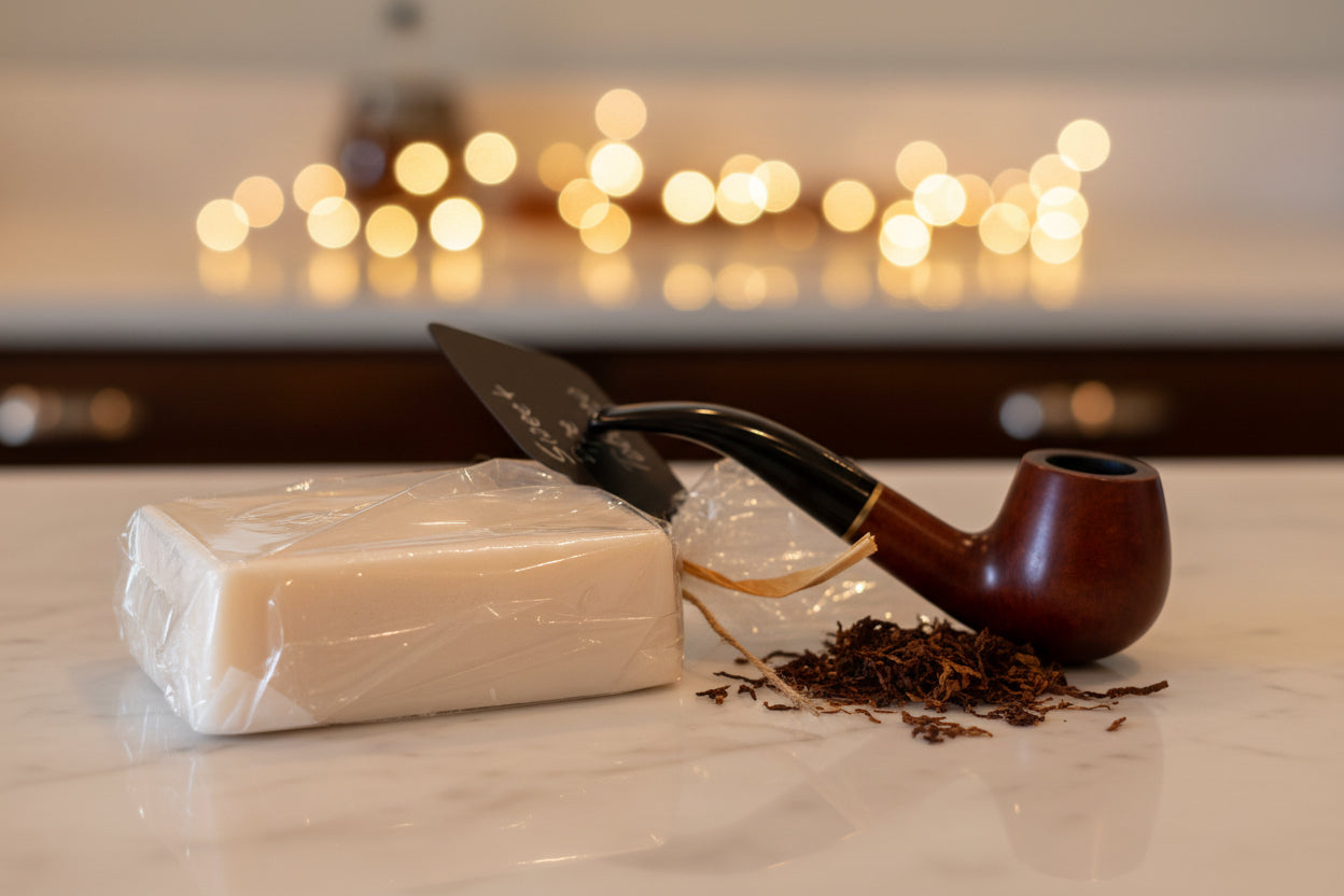 Sweet Pipe Tobacco Masculine Scented Goat Milk Bar Soap