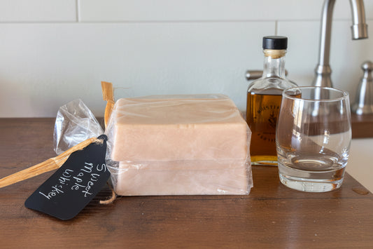 Sweet Maple Whiskey Masculine Scented Goat Milk Bar Soap