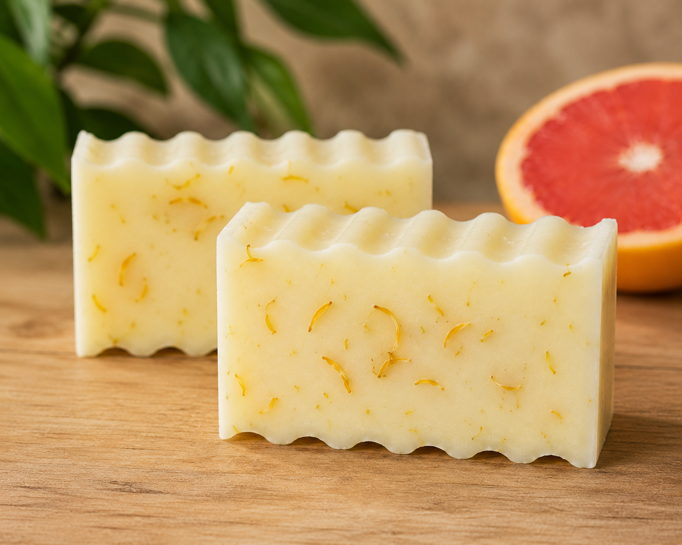 Gentle Grapefruit Goat Milk Soap | Handmade Soap for Sensitive & Mature Skin