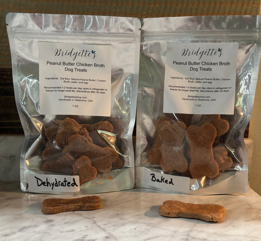 Peanut Butter Chicken Dog Biscuits Treats