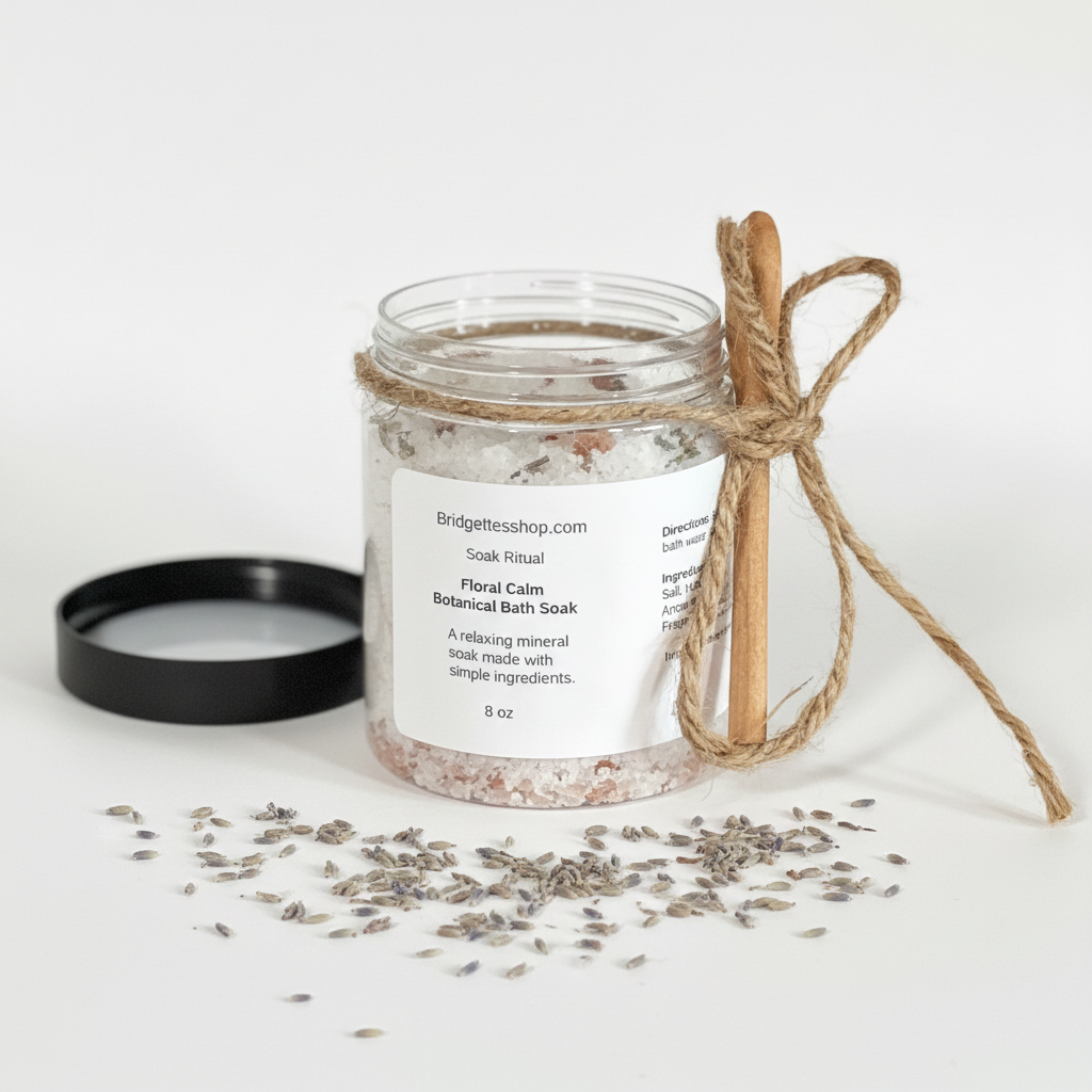 Lavender Bath Salt Soak |
Relaxing Mineral Soak for Stress Relief Spa Bath