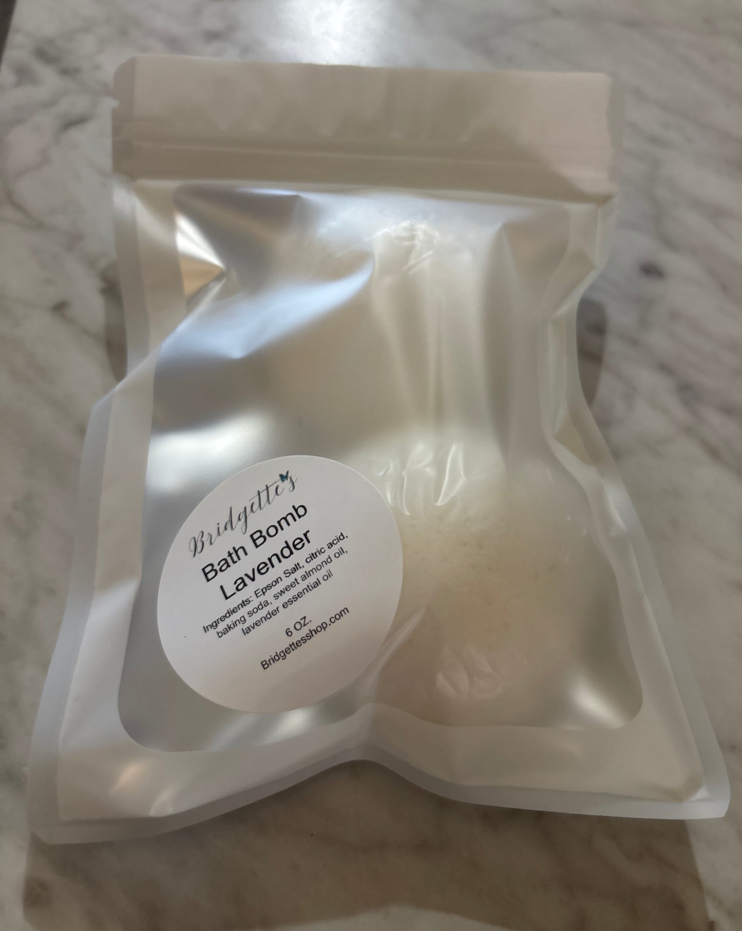 Lavender Scented Hand Made Bath Bomb