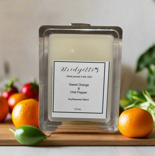 Sweet Orange Chili Pepper Soy Wax Tart Melt