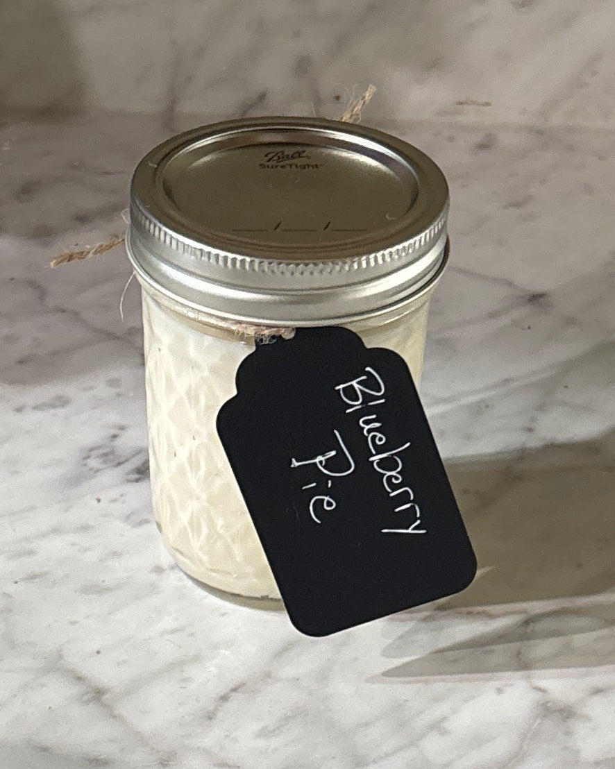Blueberry Pie 8 oz soy wax candle