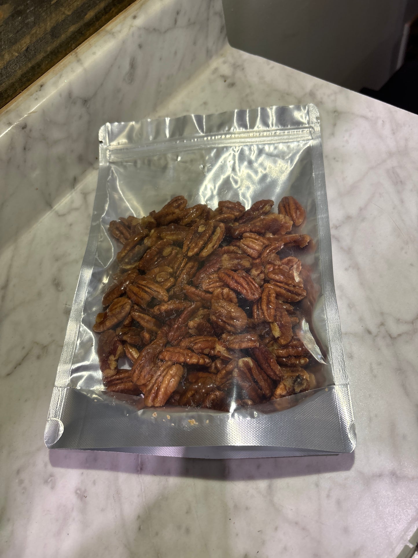 Maple Brown Sugar Candied Pecans