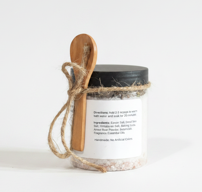 Lavender Bath Salt Soak |
Relaxing Mineral Soak for Stress Relief Spa Bath