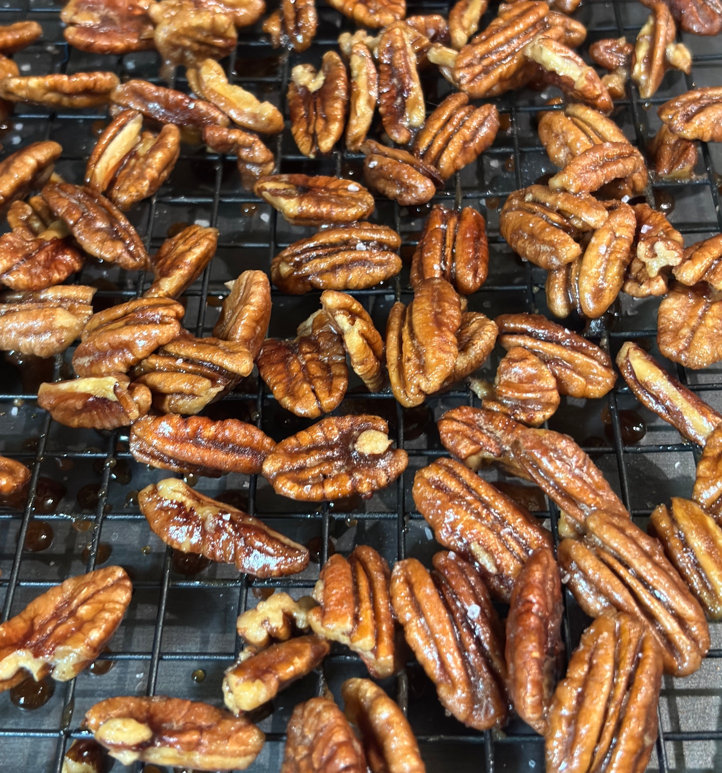 Maple Brown Sugar Candied Pecans