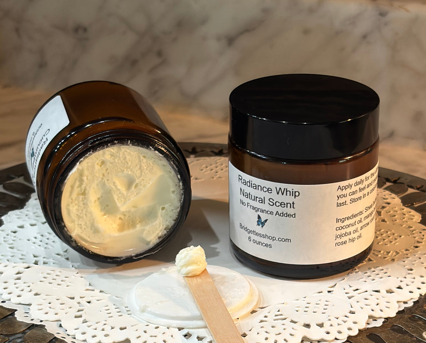 Whipped Shea Mango Body Butter 6 ounce Cucumber Melon or Natural Scented