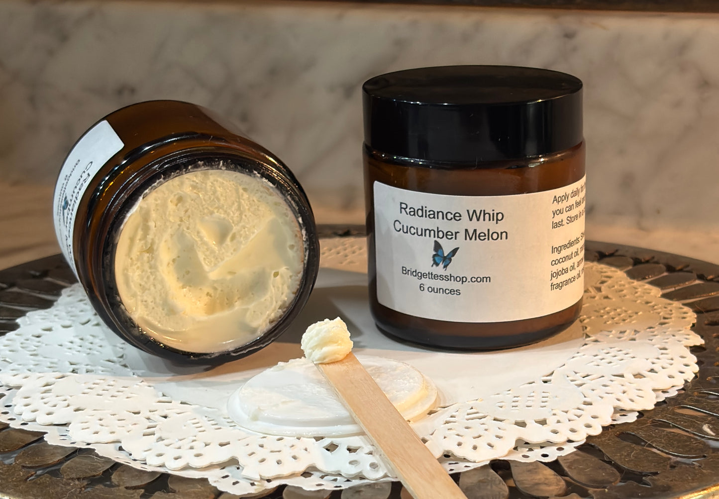 Whipped Shea Mango Body Butter 6 ounce Cucumber Melon or Natural Scented