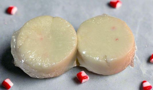 peppermint scented sugar scrub bars