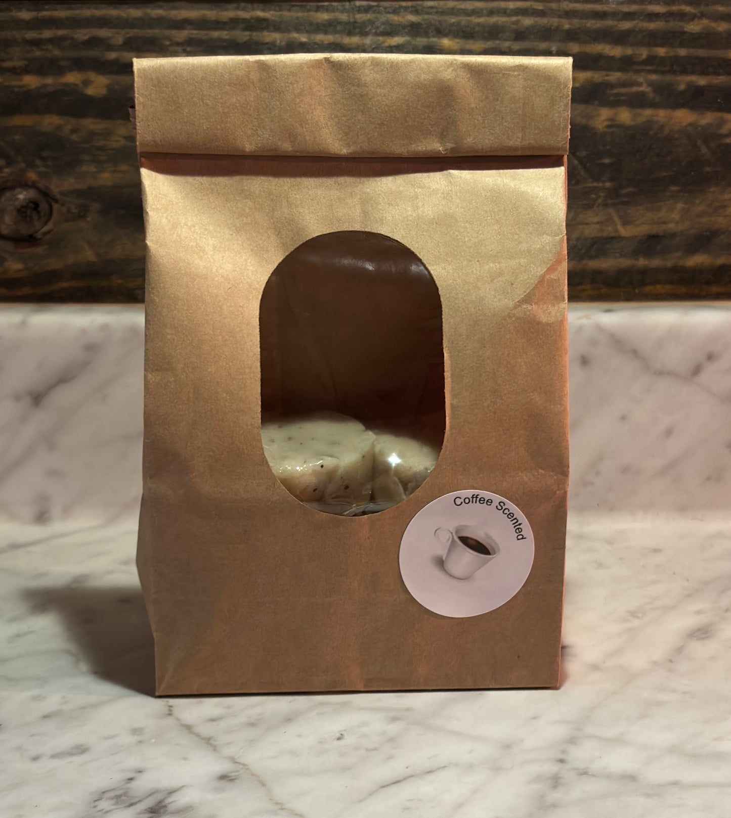 Sugar Scrub Bars 6 Pack Coffee Scented with Shea Butter & Coffee Grounds