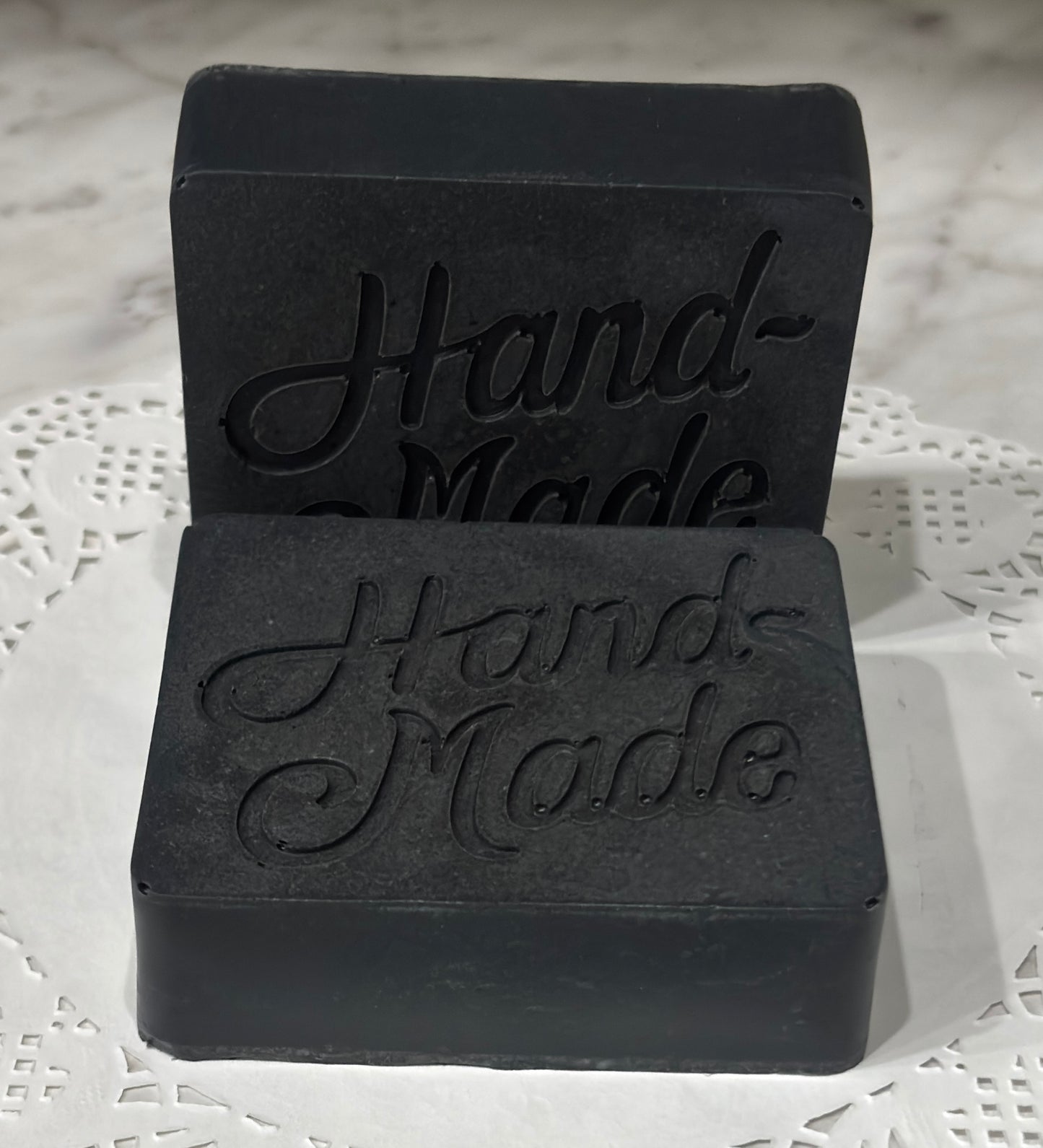 Clay & Charcoal Goat Milk Bar Soap Scented with Teakwood and Mahogany