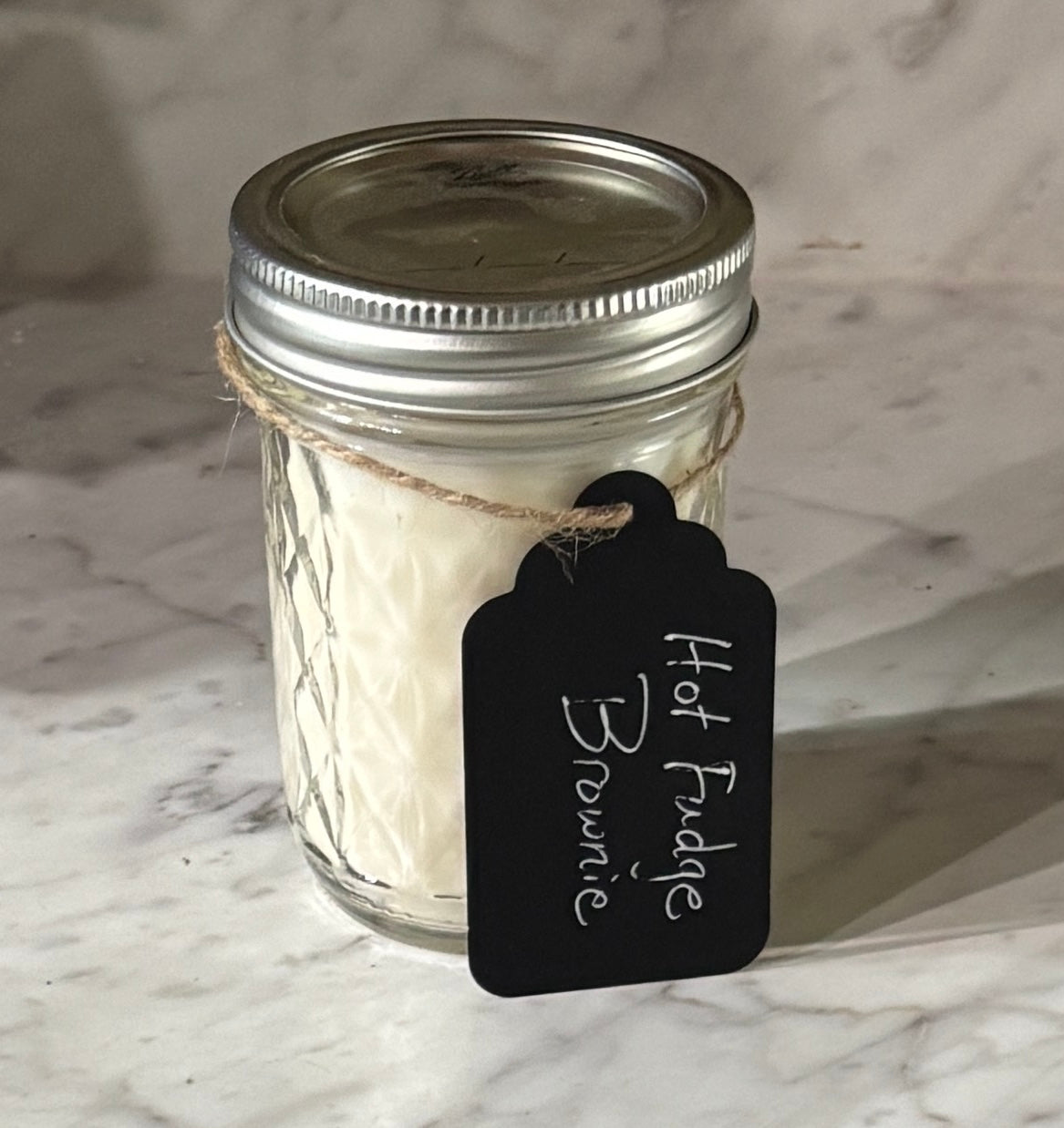 Warm Hot Fudge Brownie 100% Soy Wax Jar Candle