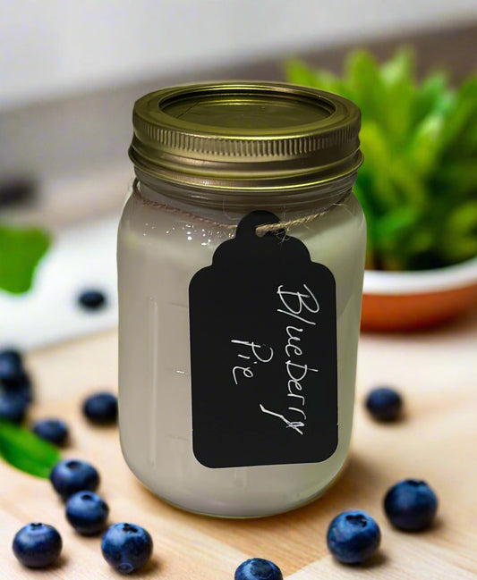 16 oz. Jar Candle 100% Soy Wax-Blueberry Pie Scented