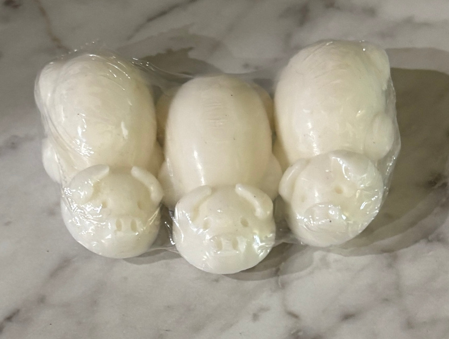 Triple Butter Moisturizing Soap Unscented Kids Fun Shaped Soap 3 Little Pigs 12 Small Bars