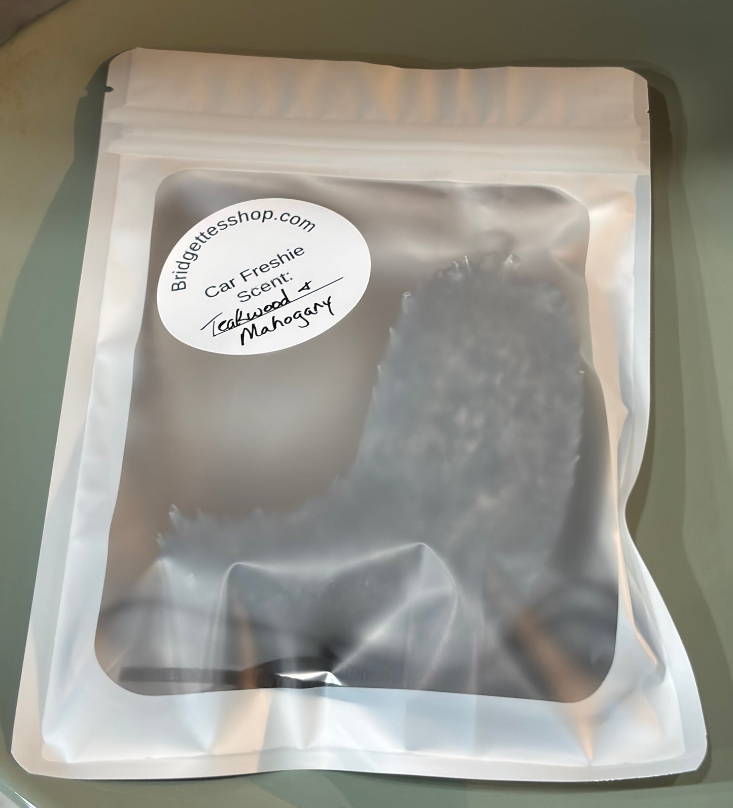 Teakwood & Mahogany Car Freshie Woodsy Scented Masculine Discounted