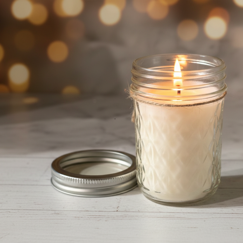 Patchouli (Earthy Scent ) 100% Soy Wax- Jar Candle