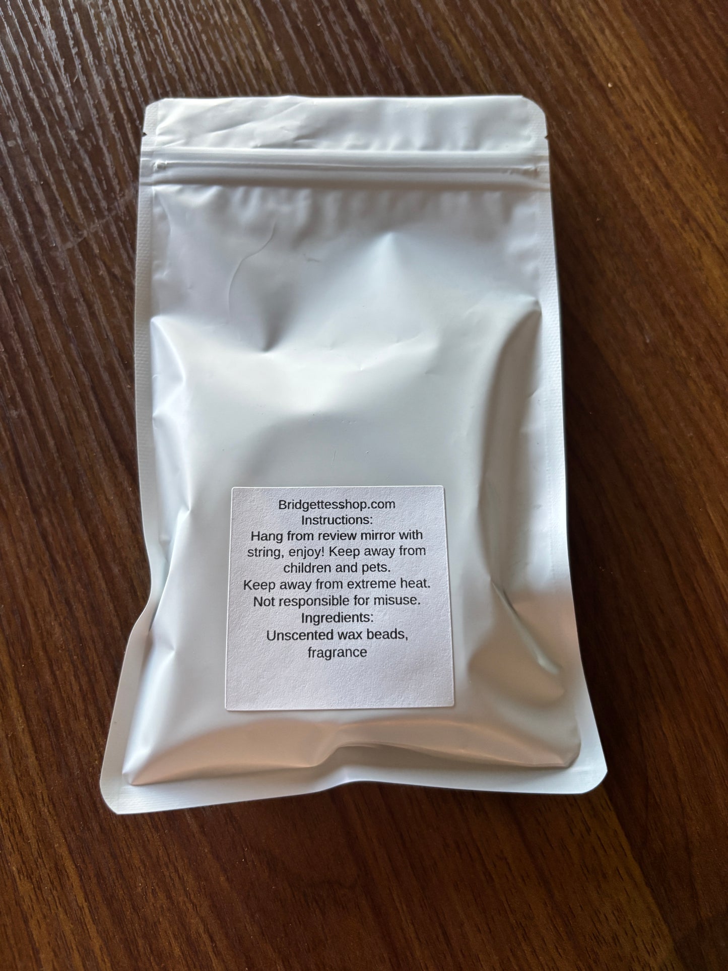 Black Ice Scented Car Freshie -Clean, Bold & Refreshing