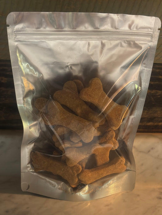 Peanut Butter Pumpkin Dog Treats