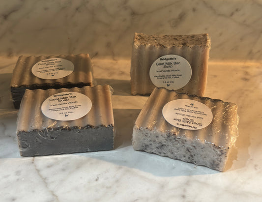 Goat Milk Bar Soap Iced Vanilla Woods with Coffee