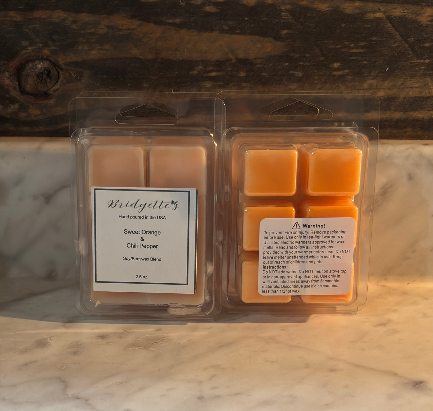 Wax Tart Melts: Sweet Orange Chili Pepper