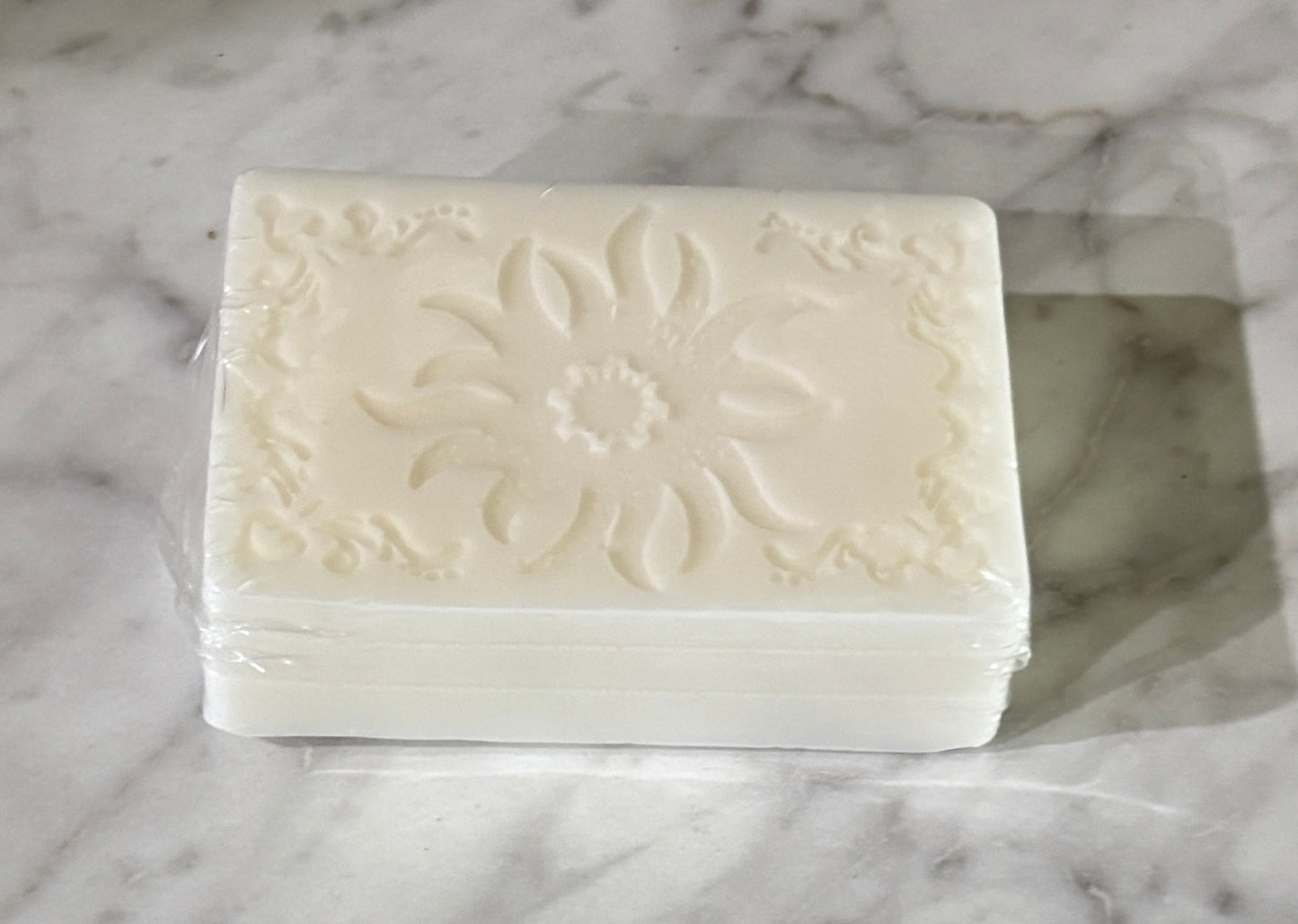 Large unscented triple butter bar soap